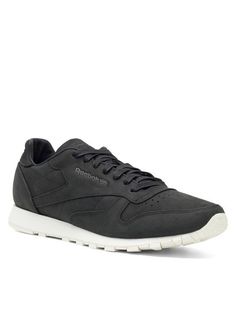 Кроссовки мужские Reebok Cl Lthr Lux Pw V68685 черные 42 EU