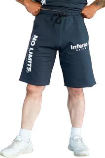 Трикотажные шорты мужские INFERNO style Ш-001-003 серые 4XL