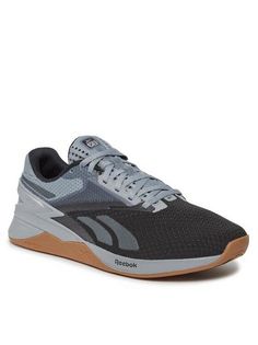 Кроссовки мужские Reebok Nano X3 IF2548 серые 48.5 EU