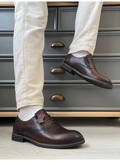 Туфли мужские IERDI IE053 коричневые 43 RU