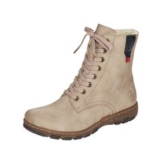 Ботинки женские Rieker Z0111/60 бежевые 41 RU