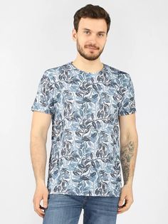 Футболка мужская A passion play 221TR(BC-0023) синяя M