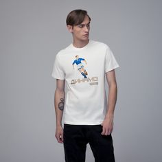 Футболка мужская ФК Динамо Москва 08XPI01_DBB02 белая 2XL