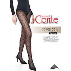 Колготки женские Conte Elegant FANTASY DESIGN черные 5