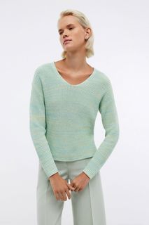 Пуловер женский Baon B1324022 зеленый 2XL