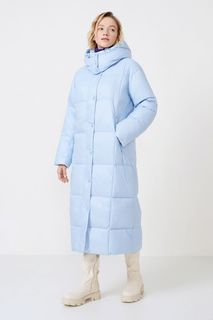 Пальто женское Baon B0723506 голубое 2XL