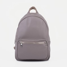 Рюкзак женский NoBrand 9237029 серый, 38x29x14 см
