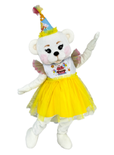 Ростовая кукла унисекс Медведь Mascot Costume Медв18 белый 44-52 RU