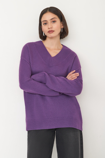 Пуловер женский Baon B1323536 фиолетовый XS