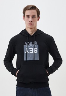 Худи мужское BLACKSI 2805 черное XXL