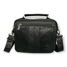 Сумка мессенджер мужская в214, черный No Brand