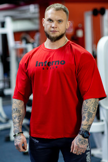 Футболка мужская INFERNO style Ф-008-002 красная S