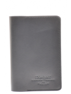Обложка для паспорта мужская Dierhoff Д6015-900 черная