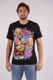 Футболка унисекс Русская Сувенирная Компания gomer черная 3XL