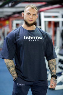 Футболка мужская INFERNO style Ф-008-002 серая 2XL