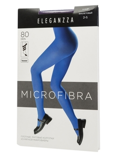 Колготки женские Eleganzza Microfibra фиолетовые M