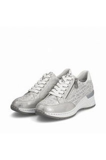Полуботинки женские Rieker N4316-90 серые 39 RU