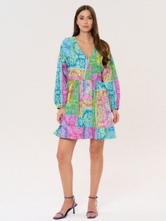 Платье женское Eleganzza ZZ-WD030308-N2 разноцветное 44 RU