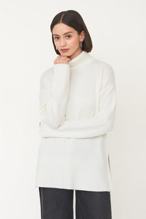 Свитер женский Baon B1323705 белый XXL