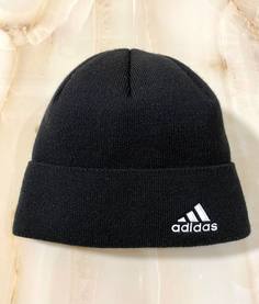 Шапка мужская Adidas 01 черная, one size