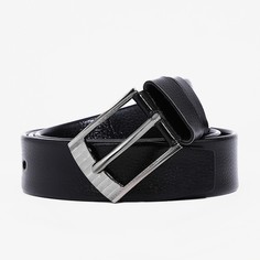 Ремень мужской Девид черный, 120 см No Brand