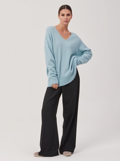 Пуловер женский Eleganzza 1231153001 голубой 46 RU
