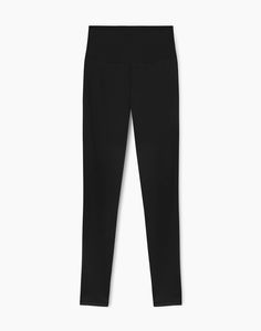 Спортивные леггинсы женские Gloria Jeans GRT000196 черные S/164 (40-42)