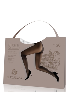 Колготки женские Eleganzza BK-3012VB коричневые L
