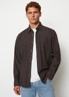 Рубашка мужская Marc O’Polo M28722142090 коричневая XL