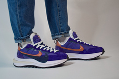 Кроссовки мужские Nike SACAI фиолетовые 10 UK