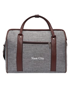Дорожная сумка унисекс Nam City NC 40 серая, 30x40x20 см