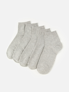 Комплект носков Cotton & Quality 51002Т5 серых 40-43, 5 пар