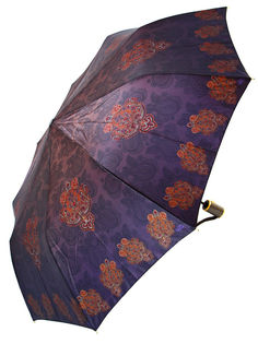Зонт женский Popular Umbrella 1272 серо-фиолетовый