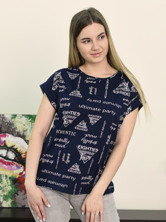 Футболка женская LIDEKO 478-21 синяя 100
