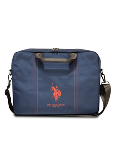 Сумка для ноутбука унисекс U.S. POLO Assn. Computer Bag 15" синяя