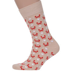 Носки MoscowSocksClub nm-314 бежевые 27 (41-43)