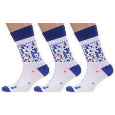 Комплект носков мужских MoscowSocksClub msk3-М42 разноцветных 27
