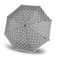 Зонт женский Knirps T.201 Medium Duomatic dot art taupe