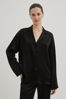 Блуза женская Finn Flare FBE110112 черная XL