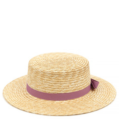 Шляпа женская FABRETTI WG7, бежевый/лиловый
