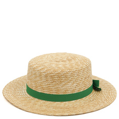 Шляпа женская FABRETTI WG7, бежевый/зеленый