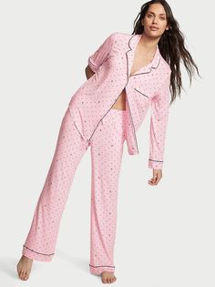 Пижама женская Victorias Secret 11172240 розовая XL Regular