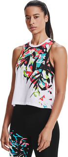 Топ женский Under Armour Run Floral Tank белый XL