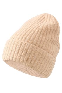 Шапка бини женская Belucci BL2109TA8084-017 бежевая, one size