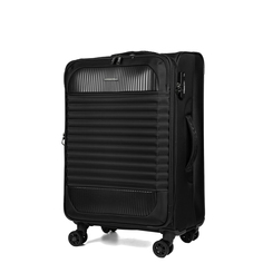 Чемодан унисекс FABRETTI TRM2311 черный, 68x44x27 см