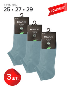 Комплект носков мужских DIWARI ACTIVE (короткие) 7С-37СП синих 27, 3 пары