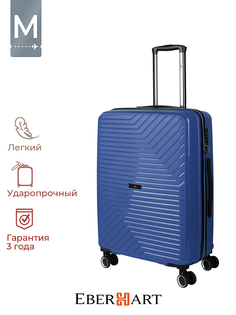 Чемодан унисекс Eberhart Vector sky blue, 66х44х25 см