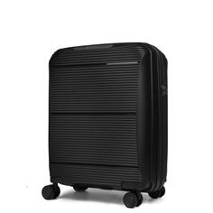 Чемодан унисекс FABRETTI EN1010 черный, 56x40x25 см