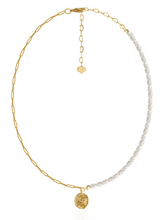 Колье из бижутерного сплава 37-44 см LN ONE 226375175, жемчуг