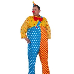 Костюм карнавальный мужской Карнавалофф Цирк разноцветный 52-54 RU
